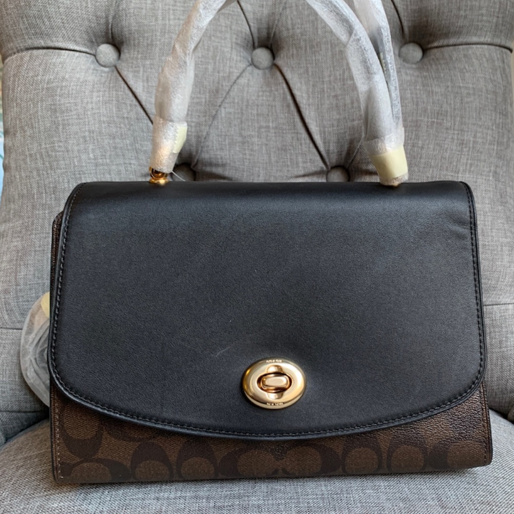 Tilly Top Handle Satchel With Signature Canvas